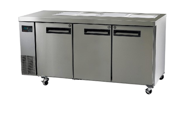 PG400 3 Solid Door 1/1 Preparation GN Fridge Remote