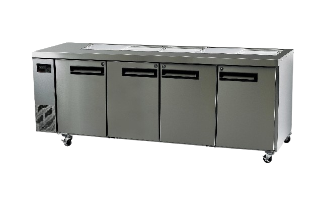 PG550 4 Solid Door 1/1 Preparation GN Fridge Remote