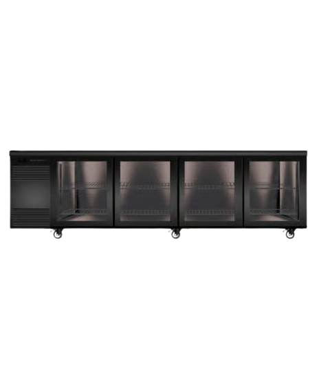 BackBar 4 Glass Sliding Door SlimLine Fridge